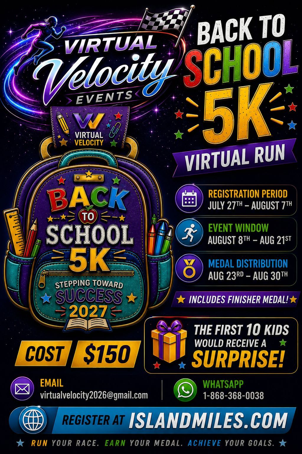 Virtual & Physical 5K Races | Island Miles Challenges